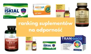 Suplementy diety na odporność: Iskial, Ascolip, Vigantol, Ester-C Plus, MultiOmega, Trinhasco.