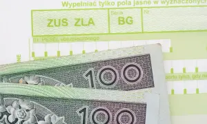 ZUS ZLA i banknoty 100 zł. Czy pracodawca widzi kod choroby na druku ZUS?