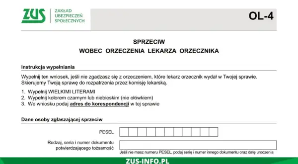 Orzeczenie lekarza ZUS: Co dostaniesz i jak bronić swoich praw?