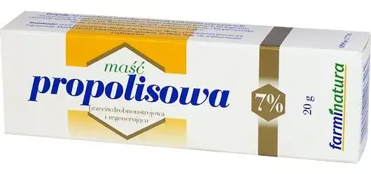 maść propolisowa na skórę zastosowanie