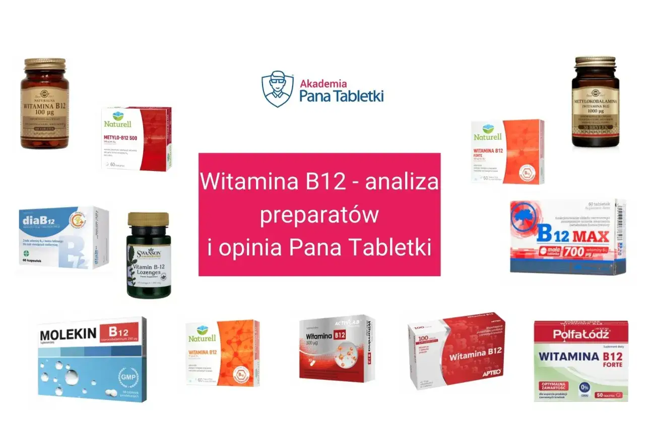 różne formy witaminy B12 bez recepty