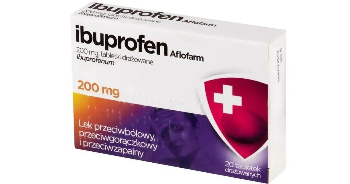 Ibuprofen opakowania tabletki