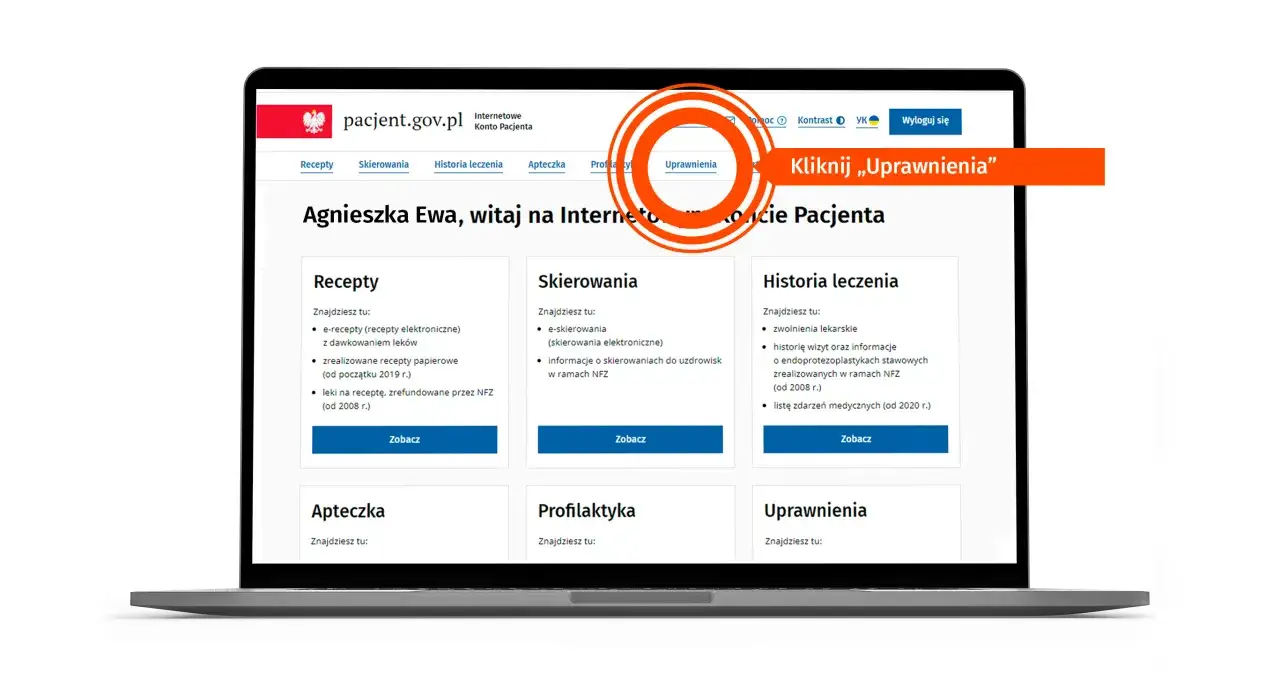 Internetowe Konto Pacjenta upoważnienie