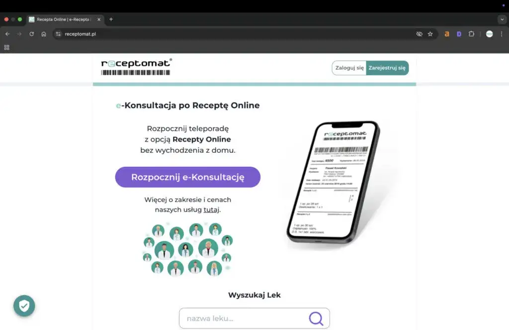 Porównanie cen e-recepty w różnych serwisach telemedycznych