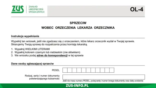 Orzeczenie lekarza ZUS: Co dostaniesz i jak bronić swoich praw?